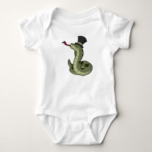 Orm som gentleman & hatt t shirt