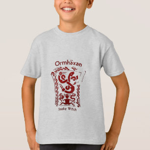 OrmÂan Snake Witch Rune T Shirt