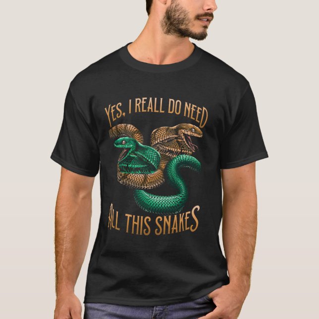 Ormägare Rock Citat T Shirt (Framsida)