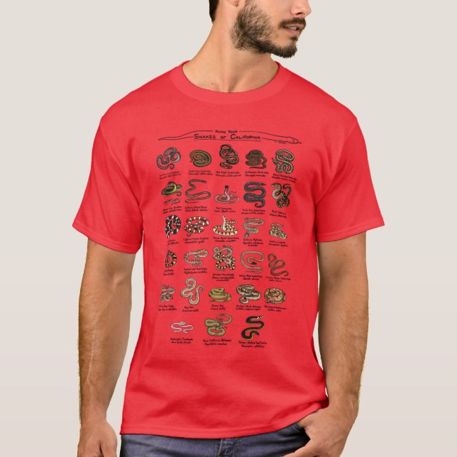 Ormar av Kalifornien T Shirt (Framsida)