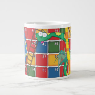 Ormar och stegar jumbo mugg