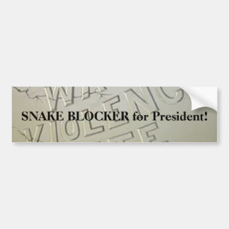 ORMBLOCKER för presidentbildekal Bildekal