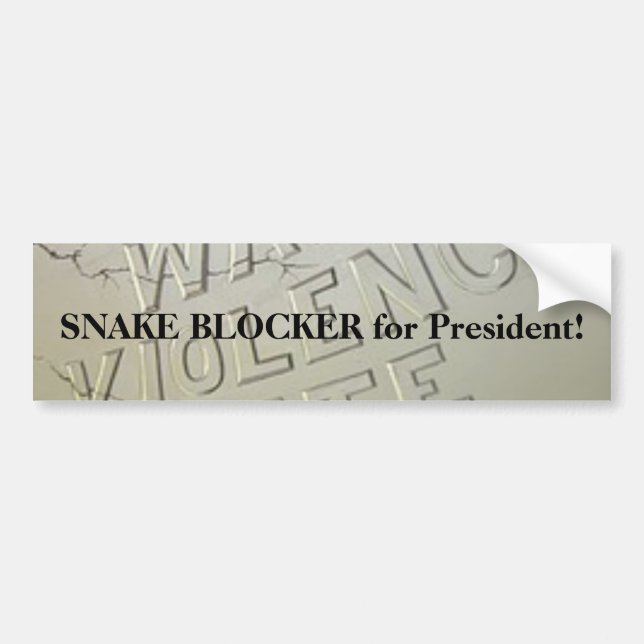 ORMBLOCKER för presidentbildekal Bildekal (Framsidan)