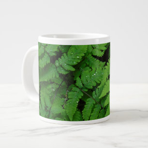 Ormbunke med regndroppar, Washington State Jumbo Mugg