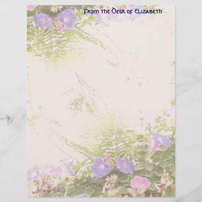 Ormbunks Morgonstånd Brevpapper (Framsida)