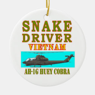 ormCHAUFFÖR VIETNAM Julgransprydnad Keramik