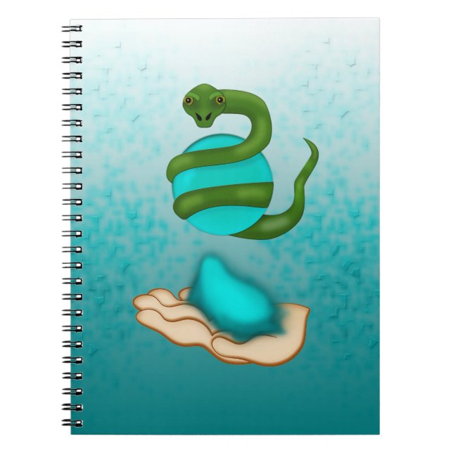 Ormen Anteckningsbok Med Spiral (Framsidan)