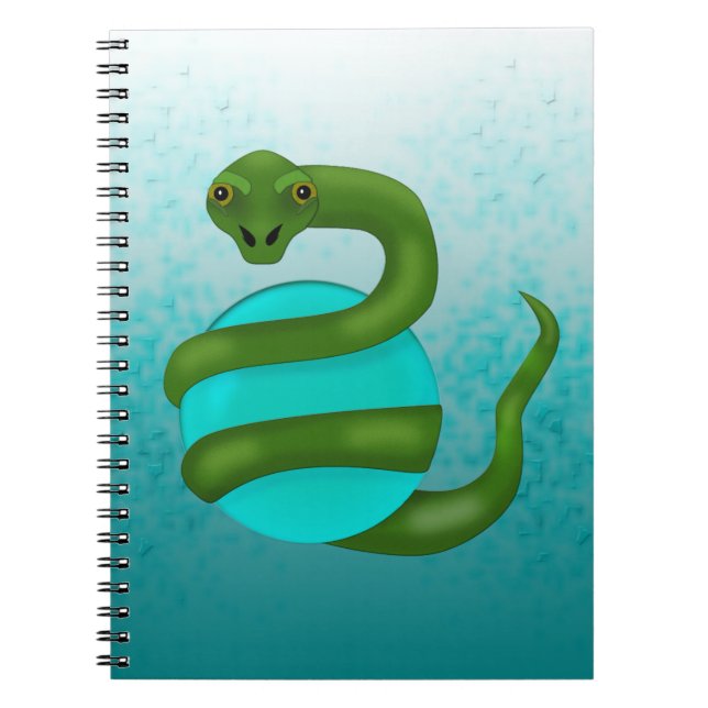 Ormen Anteckningsbok Med Spiral (Framsidan)