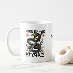 Ormen Årets Zodiak Kinesiskt Nyår Kaffemugg
