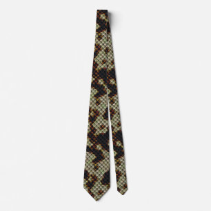 Ormen flår Camo stil Slips