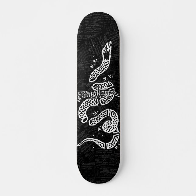 Ormen stiger ombord skateboard bräda 19,5 cm (Framsida)