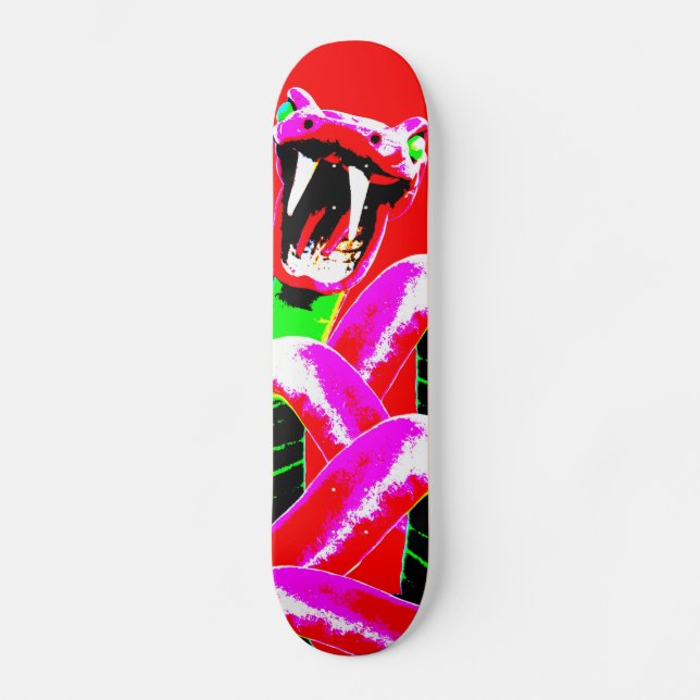 Ormen stiger ombord skateboard bräda 20 cm (Framsida)