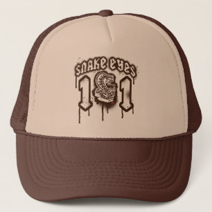 Ormen synar grafisk Retro Grunge Truckerkeps