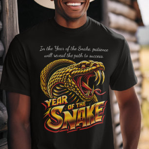 Ormens år: nytt kinesiskt år!2025 t shirt