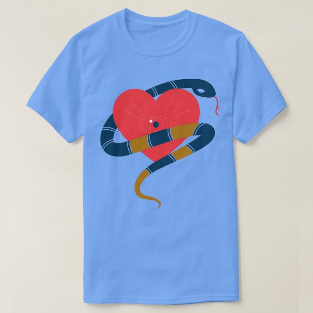 Ormens hjärta  t shirt (Design framsida)
