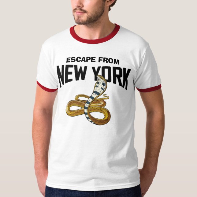Ormflykter från den New York tshirten T-shirt (Framsida)