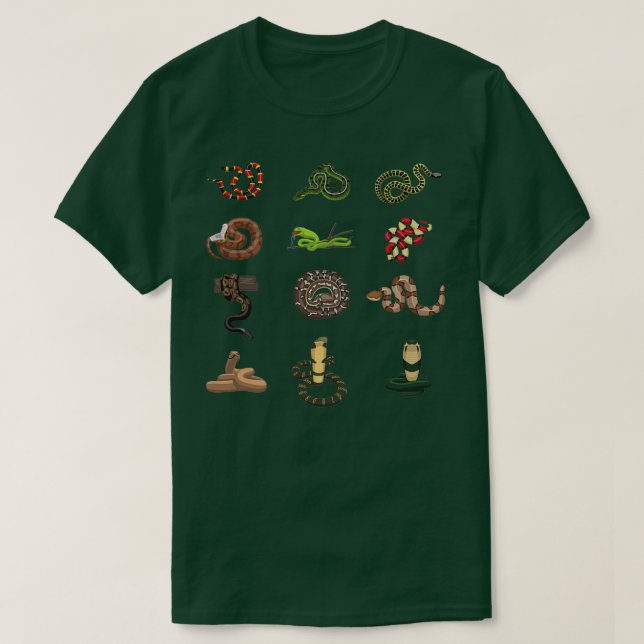 Ormfyndigheter - reptil  t shirt (Design framsida)