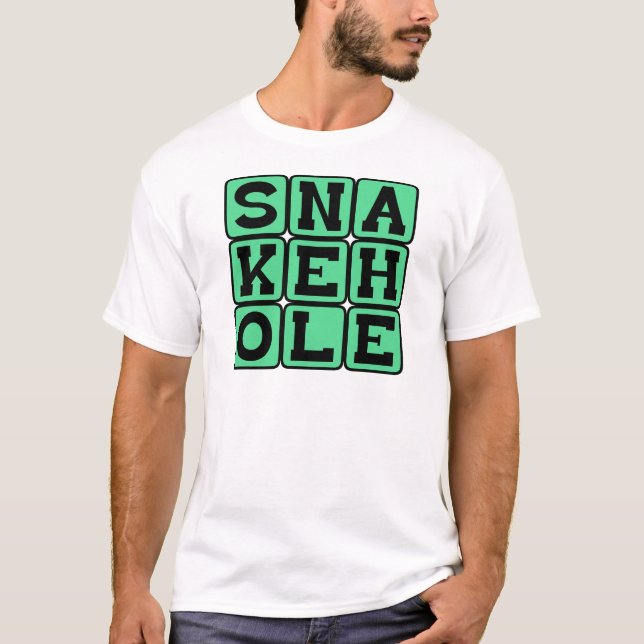 Ormhål, Närliggande Bar Tee Shirt (Framsida)