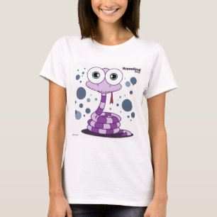 Ormkvinna grundläggande T-tröja T-shirt