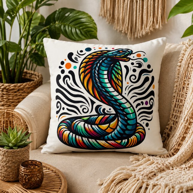 Ormliknande komfort: Cobra-formad kudde för exotis (Serpentine Comfort: Cobra-Shaped Pillow for Exotic)