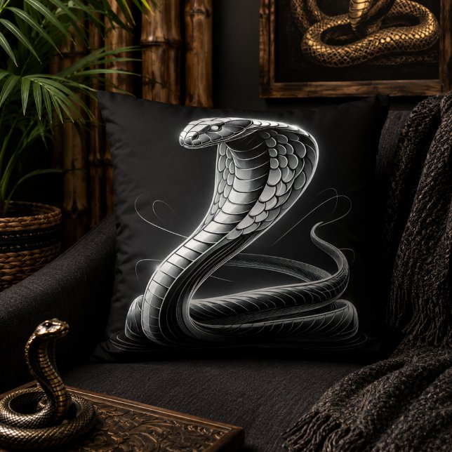 Ormliknande komfort: Cobra-formad kudde för exotis (Serpentine Comfort: Cobra-Shaped Pillow for Exotic)