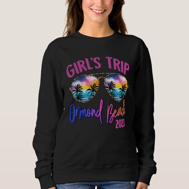 Ormond Beach 2023 Girls Trip Sunglasses Summer Gir T Shirt (Framsida)