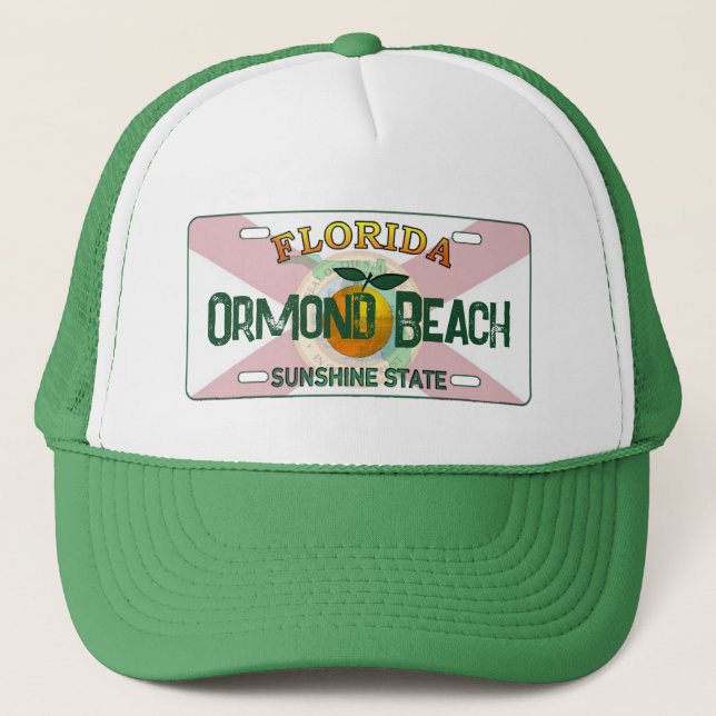 Ormond Beach Florida-flagga Keps (Framsida)