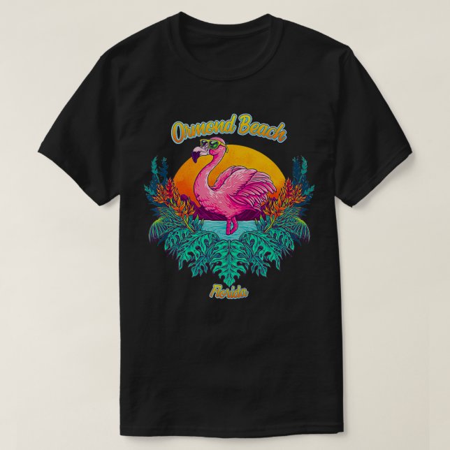 Ormond Beach Souvenir Florida Reminder T Shirt (Design framsida)