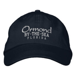 Ormond By-the-Sea Embroized Hat Broderad Keps