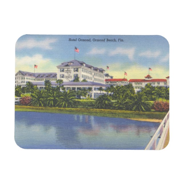 Ormond Hotel, Ormond Beach Florida Magnet (Horisontell)