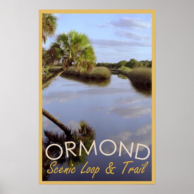Ormond Scenia Loop and Trail Travel Poster (Framsidan)