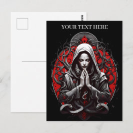 Ormprästinna i den skuggiga lunden vykort