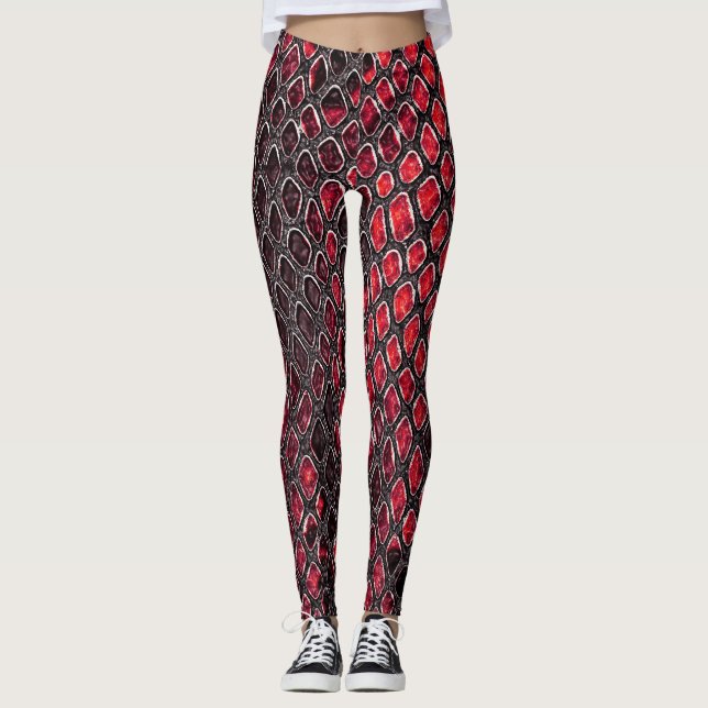 Ormskal: abstraktens bakgrund. leggings (Framsida)