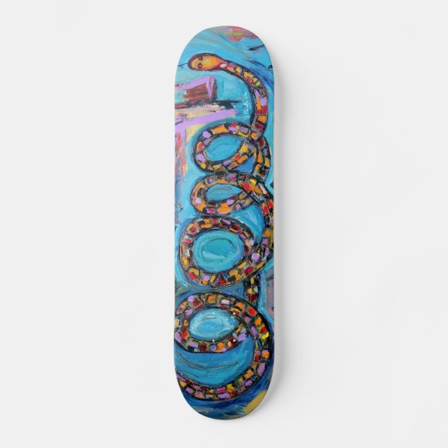 Ormskridskon stiger ombord skateboard bräda 20 cm (Framsida)