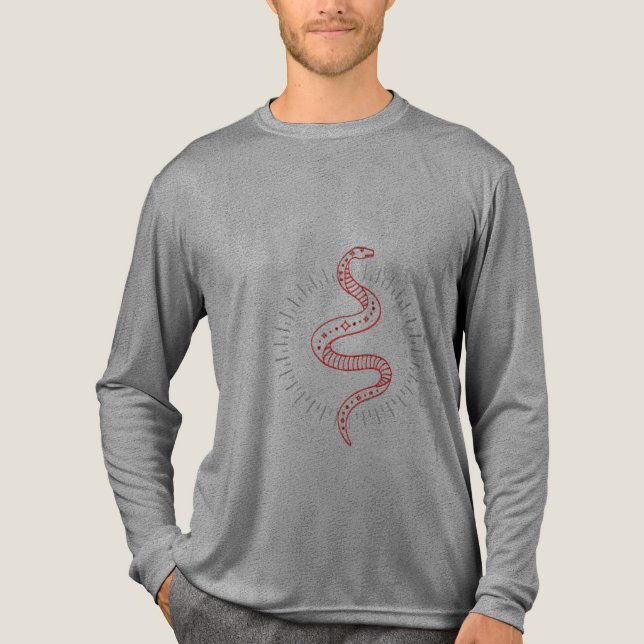 ormtryckt skjorta t shirt (Framsida)