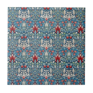 Ormvråkskulla blomma av William Morris Kakelplatta