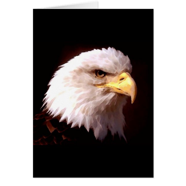 Örn American Eagle Hälsningskort (Framsidan)