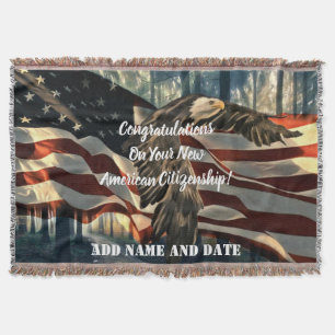 örn American Flagga New Citizen Filt