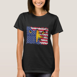 Örn American Flagga USA 4:e juli T Shirt