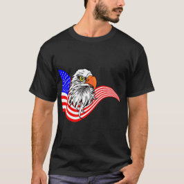 Örn American USA flagga Patriotic Art T Shirt