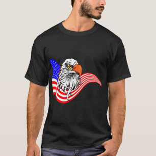 Örn American USA flagga Patriotic Art T Shirt