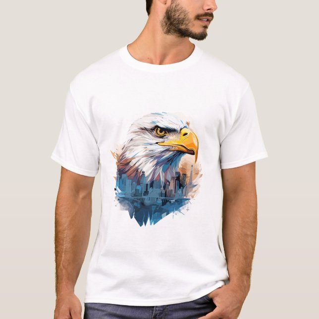 Örn Animal Beauty Nature Wildlife Discovery T Shirt (Framsida)