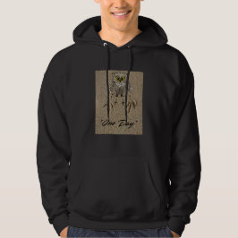 Örn Baby & Fotspår i sanden "En dag" Hoodie