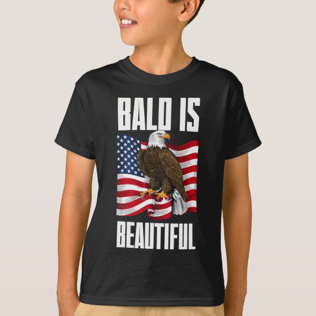 Örn Bald är vackert 4 juli, oberoende av T Shirt (Framsida)