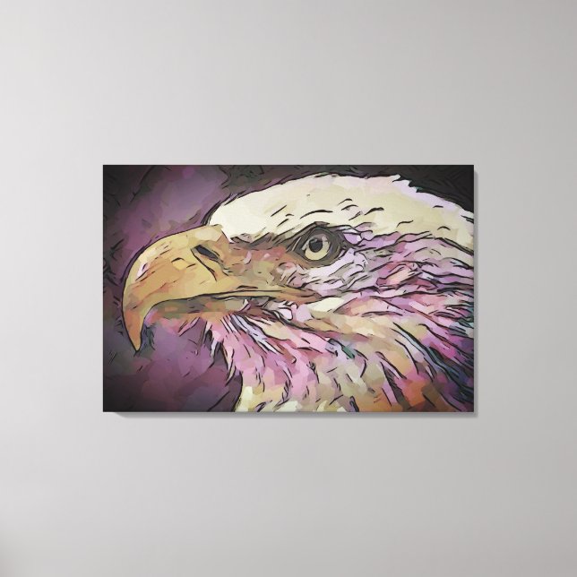 Örn Bird Artwork Canvastryck (Framsida)