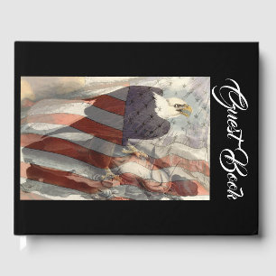 Örn Bird USA flagga Patriot Vet Guest Bok