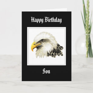 örn - Birthday Son Proud Military Kort