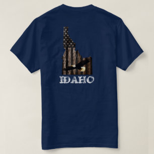 ÖRN BURNT WOOD - IDAHO PATRIOT BLK T SHIRT