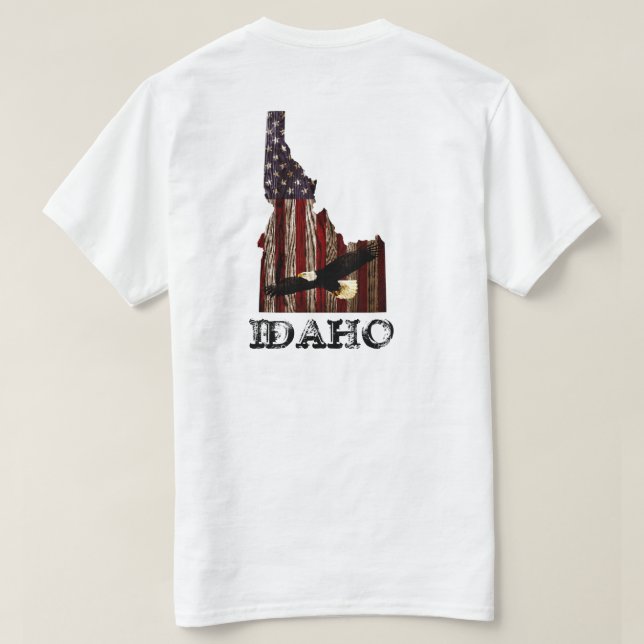 ÖRN BURNT WOOD - IDAHO PATRIOT CLR T SHIRT (Design baksida)