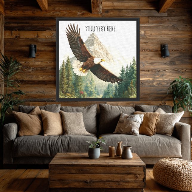 Örn  canvastryck (Soaring Eagle Collection)